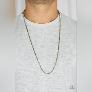 Covert Operation Brass Men's Necklace